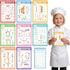 TICIAGA Kids Pretend Play Notepads - 9PCS 4x6 In Playtime Pad Included