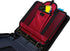Case It 5-Tab Binder Accessory, 5-Color Tabbed, 6 Pocket Expanding File, Fits Standard 3 Ring Letter Size Binder, Red