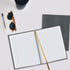 Blueline Executive Journal, Perfect-Bound Hard Cover, 10.75" x 8.5", 150 Ruled Pages, Gray (A10.97)