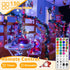 200 66 130 Ollny RGB Valentine's Day Lights Outdoor LEDs FT, Modes Color Changing Connectable Christmas Lights