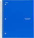 Five Star Spiral Notebooks, 3 Subject, Wide Ruled, 150 Sheets, 10-1/2" x 8", 2 Pack, Black, Blue