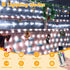 IP67 210LED 10x7ft 8 Ollny Net Lights Outdoor Mesh Lights Waterproof, Cool White Christmas Net Lights, Connectable