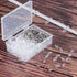 100 Pack 10 mm Boao LED Strip Light Mounting Clips Brackets Fixing Clips One Side LED Light Clamps with Screws for Wide