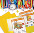 Better Office Products 2 Pocket Glossy Laminated Yellow Paper Folders, Letter Size, 25-Pack