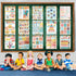 gisgfim Hippie Bible Posters for Classroom, Groovy Books of the Bible Bulletin Board Wall Decor