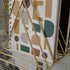 Martha Stewart Ryder Gold Mesh Metal 9 Slot Triangle Magazine File Holder, Desktop Organizer