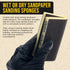 120 10 4.7" 3.9" Dura-Gold Grit Double-Sided Sanding Sponges, Box of - Performance Flex x Wet or Dry Flexible Softback