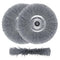 2Pcs 8 Inch Wire Wheel for Bench Grinder, High-Quality Brush for Rust Cleaning, Fits 1/2" & 5/8" Arbor