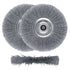 2Pcs 8 Inch Wire Wheel for Bench Grinder, High-Quality Brush for Rust Cleaning, Fits 1/2" & 5/8" Arbor