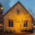 70 24 Commercial 21 Sets Warm White Wide Angle LED Mini Lights on Brown Wire Ft Grade Christmas String Lights, Full