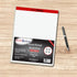 AUKSales Graph Paper Legal Pads, 8.5 x 11 Inches, 100 Sheets, 3 Pack Quad Ruled Paper Pad for School Office Supplies