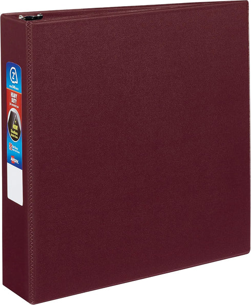 Avery Heavy-Duty Binder with 2-Inch One Touch EZD Ring, Maroon (79362)