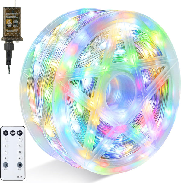 Joiedomi 600 LED Christmas Lights Outdoor,197 FT Multicolor Christmas Tree Lights with