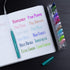 Pentel Arts Box of 12 Sign Pen Brush, Olive Green Ink