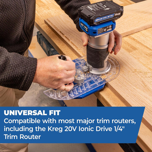 Kreg Trim Router Edge Guide - Precision Router Edge Guide Accessory - Durable Attachment for Accurate Alignment - Fits