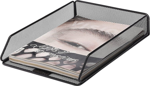 Mr. Pen Mesh Desk Organizer, Single Tray Letter and File Organizer for Desktop, Paper Holder