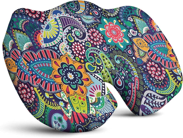 Nojuikm Boho Seat Cushion for Tailbone Pain Relief Office Computer Memory Foam Chair