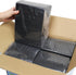 BIB740BK 500 Adenna Dental Bibs/Lap Cloths - Disposable, Black, Case