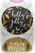 Grey Mustard Pink Christmas Stickers, 500 Modern Holiday Labels, 1.5" Winter Envelope Seals with 8 Festive Designs