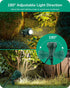 EDISHINE 120V Spotlight Outdoor, 4.8W Waterproof LED, 5000K Landscape Lighting for Yard, Flag, Tree Holiday Decor
