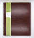 Eccolo Lined Executive Journal Notebook, Gold Edges, 256 Pages, Acid-Free Paper, Hard Cover, Brown, 8 x 10 inches