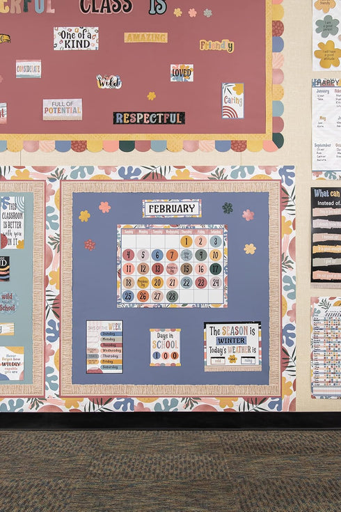 Teacher Created Resources Large Wonderfully Wild Calendar Bulletin Board