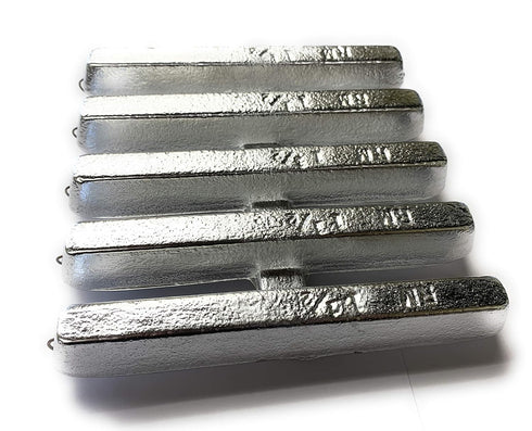 RotoMetals 1.5 Pound Crab Pot Zinc Anode Bundle of 5 Made in
