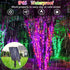 40Ft, 18 100 Solar String Lights Outdoor Waterproof Colors Changing LED Christmas Lights Solar Powered & USB