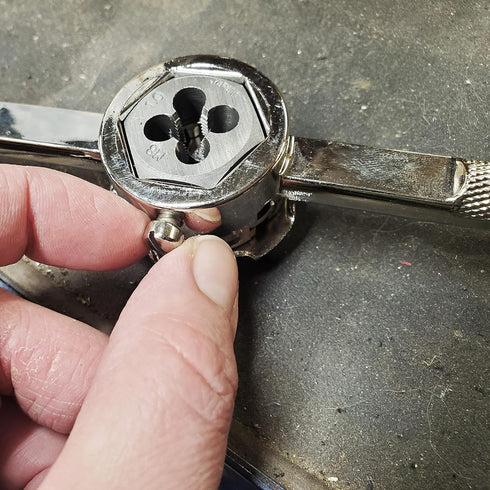 Century Drill & Tool 98511 Adjustable Self-Centering Die Stock, 1" Steel