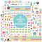 bloom daily planners Productivity Stickers, Variety Sticker Pack with Six Sheets