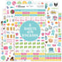 bloom daily planners Productivity Stickers, Variety Sticker Pack with Six Sheets