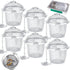 6 Pcs Ultrasonic Watch Parts Cleaner Baskets, Stainless Steel Jewelry Steam Cleaner Basket Mesh Ball Holder
