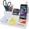 Victor Pure White Desktop Organizer - 4" x 5.5" x 10.4"