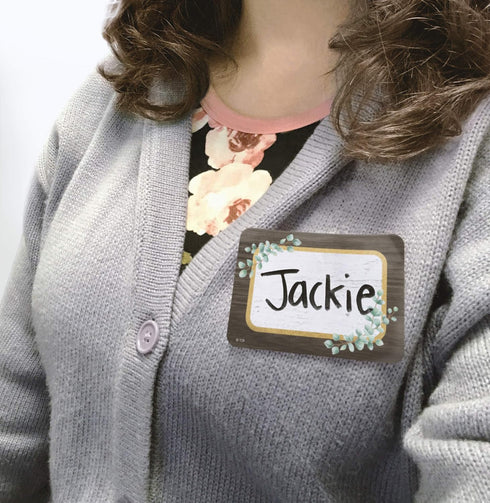 Teacher Created Resources Eucalyptus Name Tags/Labels - Multi-Pack of 36