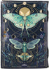 TUZECH Book of Spells Leather Bound Luna Moths Journal Deckle Edge Paper Grimoire Morpho Butterfly Printed Diary Notebook Spiral Gothic Notebook Antique Vintage Book for Men and Women (The Butterfly)