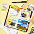 Avery Multi-Use Ultra Tabs, 2" x 1.5", Holographic Sunset Ombré Colors, 18 Repositionable Page Tabs (74148)