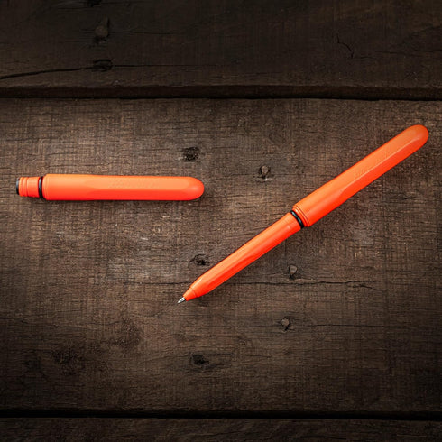 Rite in the Rain All-Weather EDC Pen - Orange POKKA 2-Pack, Black 0.8mm Ink, Fine Point (No. OR92)