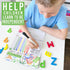 Magnetic Chore Chart for Kids - Good Behavior Dry Erase Daily & Weekly Responsibility List, Dinosaur Design
