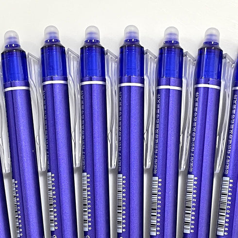 sencoo 12 Pack Erasable Blue Gel Pens, Retractable Blue Ink Rollerball Pens for Students Office School Gifts