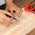 ACCZIO Elliptic Inlay Router Jig Template Tool Oval Key Inlay Decorative Templates for Woodworking Router