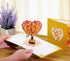 CUTPOPUP Anniversary Card Pop Up, 3D Valentines Day Greeting Card (Squirrel Couple Heart Tree)