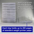 File Organizers, Letter Size, Stackable Trays for Desk, 12 Pack, Clear for Office Files, Mail, Documents