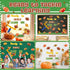 CY2SIDE Fall Football Bulletin Board Set, 85PCS Cutouts for Classroom Back to School Wall Decor Supplies