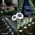 12 Pack SOLPEX Solar Lights Outdoor Waterproof, Solar Ground Lights, Solar Garden Lights Landscape Lighting for Pathway