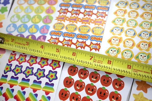 Youngever 5800 Teacher Stickers for Kids, Mega Variety Pack - Incentive Stickers for Classroom Supplies, 18 Design