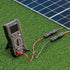 Goupchn Safety Banana Plugs to Solar Connectors, 2PCS Red Black 3.3ft Test Cables for Photovoltaic Solar Panel