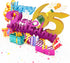 Liif Happy 65Th Birthday 3D Greeting Pop Up Card, Funny Birthday Card for Women, Men, 65 Years Old Celebration