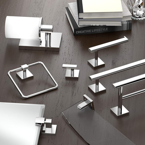 Gatco 4053 Elevate Euro Tissue Holder, Chrome