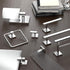Gatco 4053 Elevate Euro Tissue Holder, Chrome