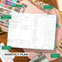 GoGirl Budget Planner, Monthly Financial Organizer, Expense Tracker Notebook Journal, A5 (Turquoise)